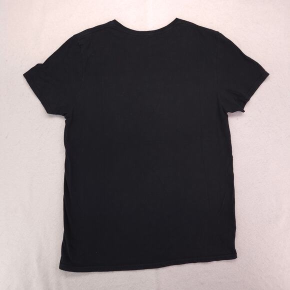 Elton John Rocket Man Band Graphic Crew Neck T Shirt Womens Size Large L Black - Picture 9 of 9